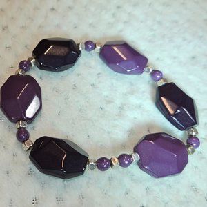 Premier Designs Purple Stone Bracelet